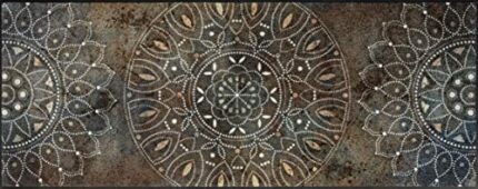 wash+dry Madhana Door Mat, 75 x 190 cm, Washable for Indoor and Outdoor Use