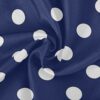 xigua Polka Dot Round Tablecloth with Zipper Umbrella Hole, Waterproof Spillproof Polyester Fabric Table Cover for Outdoor Patio Garden Dining Pa