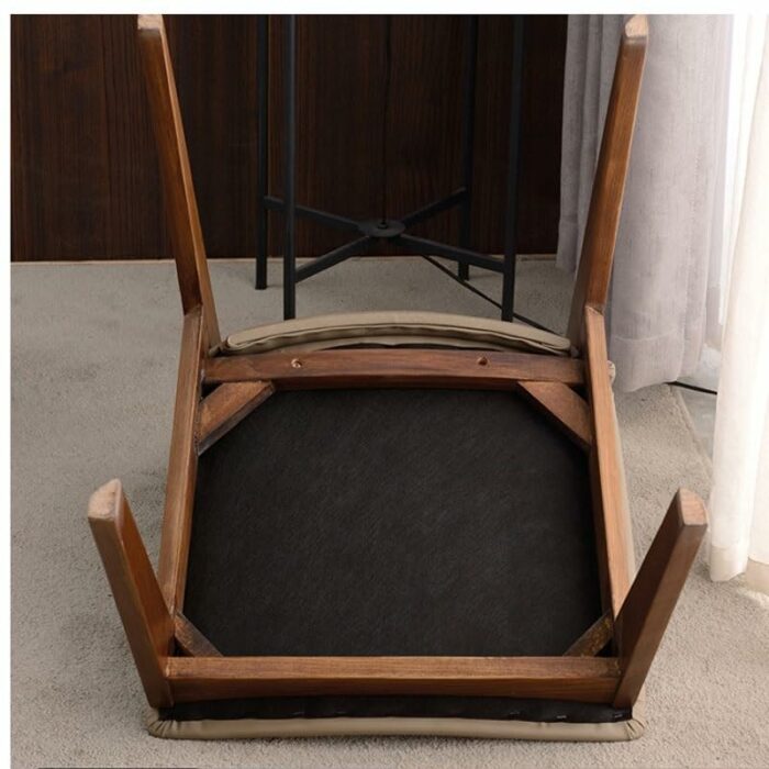 LXXSH Dresser Wooden Kitchen Dining Chair Bedroom Salon Ergonomic Office Dining Chair Home Furniture
