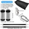Tree Swing Hanging Kit - Holds up 1700 LBS 9.8ft Polyester Fiber Straps with 2 Tree Protectors Pads + 2 Carabiners, Perfect for Child Swing, Hamm