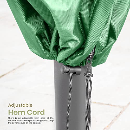 FLATRO Parasol Covers Cantilever Banana Umbrella Parasol Cover - Waterproof, Windproof with Drawstring, Full Zip and Storage Bag - 420d Oxford wi