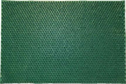oKu-Tex Doormat, Rubber, Green, 40 x 60 x 1,2 cm