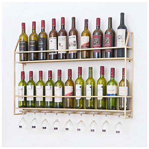 Metal Black Wall-Mounted Wine Glass Holder Stylish Simplicity Industrial Stylish Simplicity Champagne Glass Wine Glass Goblet Holder Bracket Red