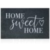 AAZZKANG Doormat Outdoor Entrance with Non Slip Rubber Backing Welcome Please Remove Your Shoes Mat Easy to Clean Indoor Door Mat for Entrance