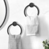 10-Pieces Matte Black Bathroom Accessories Set, Stainless Steel Bathroom Hardware Set, Bath Towel Bar Set, Towel Racks for Bathroom Wall Mounted.
