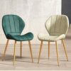 dining chair Kitchen Dining Room Furniture Chairs Leather Dining Chairs Kitchen Chairs Set Of 4 Iron Non-Slip Feet Suitable Makeup Chair Rest Off