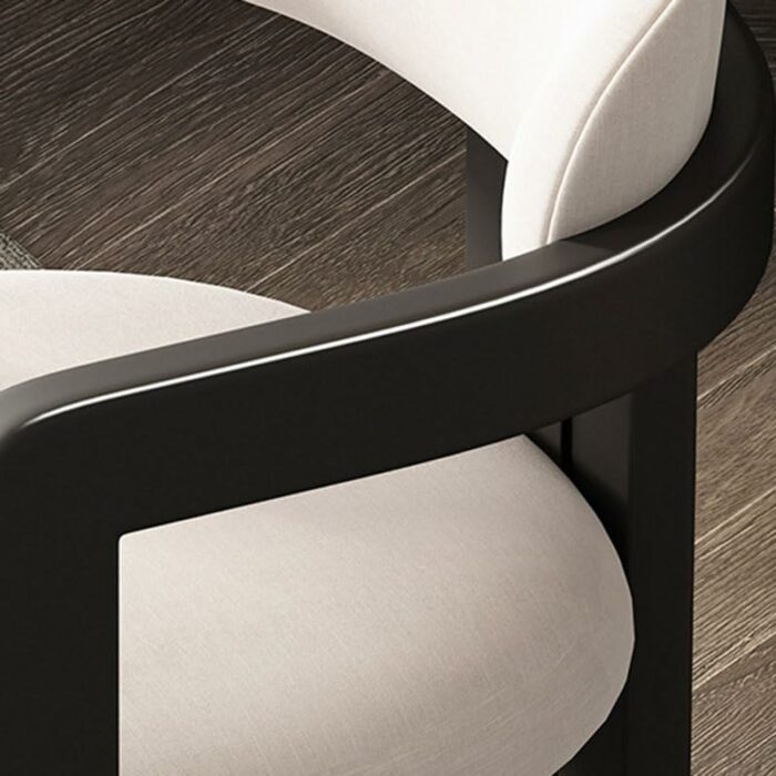 WALNUT Dining Chairs Wood Design Comfortable Upholstered Waiting Chair Ergonomic Adults Dining Table Furniture