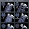 Shower Head High Pressure - YEAUPE Handheld Powerful Flow Shower Heads with Beads Filter Pressure Boost Water Saving 6 Modes for Hard Water Low W