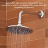 QWORK® Shower Connector Ball , Shower Head Connector Swivel Ball Adapter , Adjustable Shower Arm Extension , Shower Head Adapter