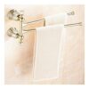 HIGOH Towel Racks,Towel Holder Towel Rail for Bathroom, Finish Rotating Towel Bar Clothes Hanger, Crystal Towel Holder, Wall Mounted Towel Hanger