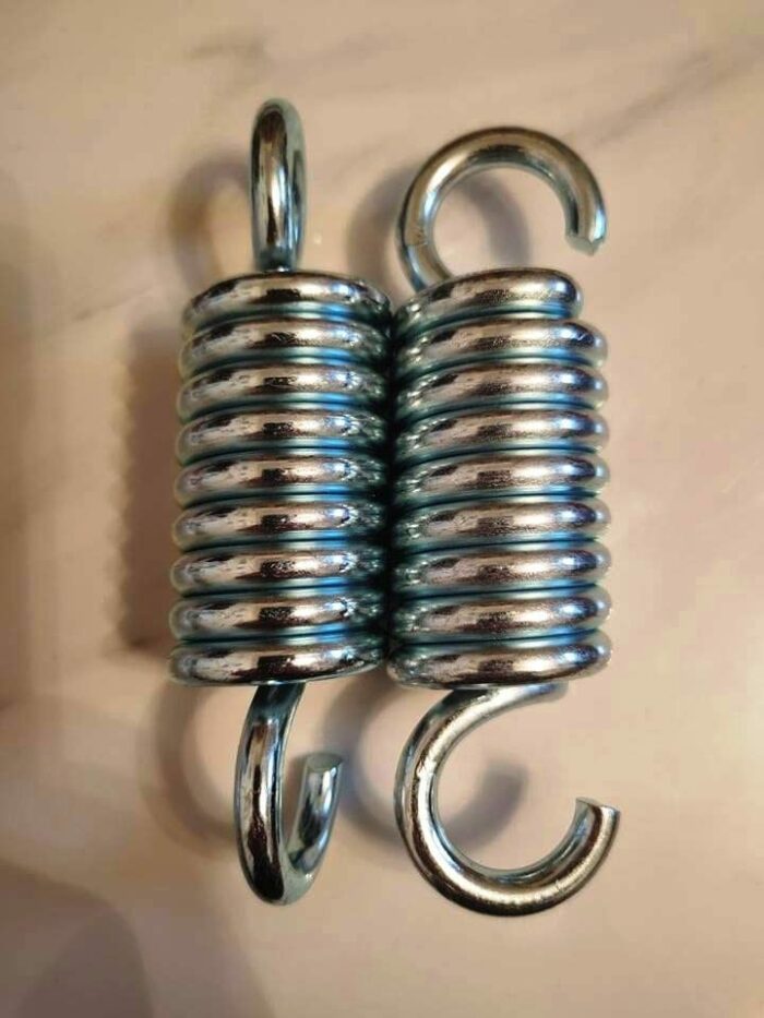 Heavy duty Spring for garden swing hamock extension spring suspension hooks various sizes and styles available … (12cm inline x 2)