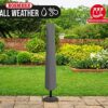 Bosmere All-Weather Extra Large Parasol Cover with Zip, 100% Waterproof & Breathable, UV Protected, Heavy Duty 600D Oxford Fabric, L190 C96cm, 7A
