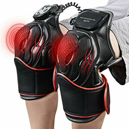 ALREMO HUANGXING - Knee Joint Heat Massager,Massaging Heated Knee Brace Wrap with 3 Gear Temperature Adjustable for Recovery of Knee Injury Cramp