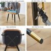 Kitchen Dining Room Furniture Chairs Dining Chairs Set Of 6,Water Proof Leather Kitchen Chairs with Carbon Steel Legs,Modern High Back Padded Sof
