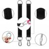 acdokuk 2 Pcs 250 mm Swing Hanging Straps Kit, with 2 Pcs 50 mm Carabiner, Adjustable Hammock Straps, Hammock Straps Holds Up to 200KG, Tree Swin