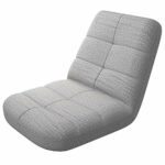 bonVIVO Easy Lounge Floor Chair - Adjustable, Padded, Floor Sofa Chair with Back Support for Meditation and Gaming - Reading Chair for Floor Seat