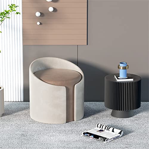 LEIGE Makeup Stool, Living Room Sofa Stool, Bedroom Dressing Table Stool, Round Pier (Color : 3-pack, Size : Talla �nica)