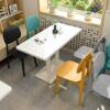 CUJUX Plastic Chair Dining Chairs for Dining Rooms Modern Restaurant Furniture Living Room Bedroom Kitchen Plastic Dining Chair (Color : E)