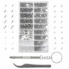 Jalan 1000pcs Eyeglass Screws Kit, 7 in 1 Glass Screws Kit Small Screws for Glasses Repair with Screwdriver Tweezer Nuts Caps Washers, Glasses Sc