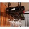 Stylish Simplicity Down Stylish Simplicity Industrial Retro Wine Rack Iron Stylish Simplicity Wine Glass Holder Household Goblet Holder Adjustabl