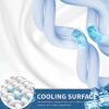 Sunflower Cooling Quilted Twin XL Mattress Protector, Mattress Pad Twinxl Chill Soft, College Dorm Twinxl Mattress Cover Waterproof, 18-22" Extra