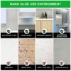 tonhui Hand Towel Holder Self Adhesive and Punch Hole, Towel Rail for Bathroom, Antioxidant Treated Alloy Steel