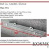 Haceka Kosmos Chrome Bath Shelf 60cm. 402301
