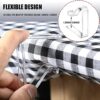 Yeesabella 8PCS Tablecloth Clips Picnic Table Cloth Holder Indoor Table Cover Clamps for Home Garden Wedding Party Clear Plastic