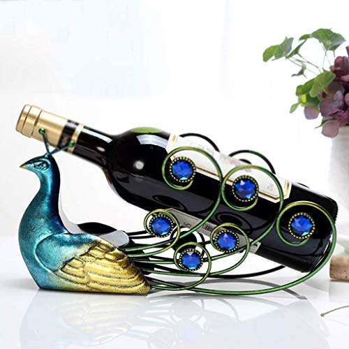 CZDYUF Decoration Household Wine Rack, Wine Rack Display Rack Desktop Decoration, Resin