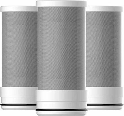 Waterdrop WD-FF-03A Carbon Block Faucet Replacement Filter, Reduces Chlorine, Heavy Metals and Bad Taste, Pack of 3