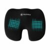 EDS Seat Cushion for Office Chair Memory Foam Coccyx Pain Relief Cushion Pillow for Back Support Non-Slip Seat Pad for Office Desk, Gamming Chair