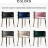 dining chair Modern Dressing Chair for Makeup Room, Bedroom Dressing Chair Reception Room Back Chair Dining Chair Company Lounge Chair Metal Weld