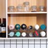 Cq acrylic Plastic Free-Standing Water Bottle and Wine Rack Storage Organizer for Kitchen Countertops, Table Top, Pantry, Fridge Stackable,2 Pack