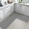 EMEF ANTIFATIGUE PAIR OF MATS FOR THE KITCHEN, HOME OR OFFICE PROVIDING TOTAL COMFORT WHILE STANDING (44 x 74cm AND 44 x 119cm with 1 cm thicknes