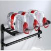 Towel Rack，Storage Shelf With Bath Towel Rail Wall Mounted Bathroom Rack With Hooks Nail-Free Collapsible Towel Holder Bar For Bathroom Toilet Ho