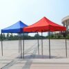 3x3m Gazebo Replacement Canopy Top Cover UV30+ Double Tiered BBQ Tent Cover for Patio Outdoor Yard Home Picnic Camping Party (Only Cover) Blue