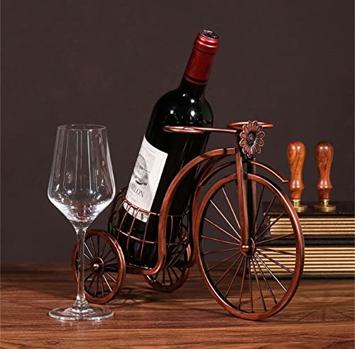 CdyBox Vintage Bicycle Wine Rack Wine Glasses Ornament Home Wine Cooler Table Decoration Wine Glass Rack