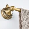 HIGOH Towel Racks, Towel Rail for Bathroom,Vintage Brass Single Rod Towel Bar,Hand Towel Holder Holder,Towel Rail,Coat Robe Hanger Shelf,Bathroom