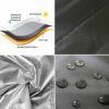 XSQD Garden Furniture Cover Waterproof, Outdoor Furniture Covers, Heavy Duty 420D Oxford Fabric Patio Furniture Covers Waterproof, Garden Table C