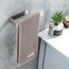 CCKOLE Towel Holder without Drilling, Towel Rail 304 Stainless Steel, Towel Ring Self-Adhesive, Bath Towel Holder No Drilling, Towel Bar for Bath