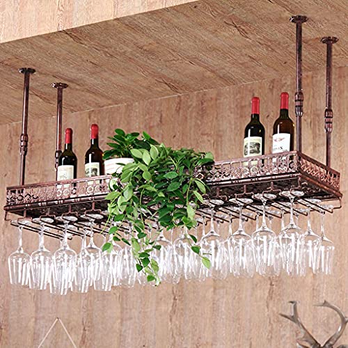 OUSIKA Wine Racks,Hanging Wine Glass Rack Wall Mounted Wine Shelf Metal Hanging Wine Glass Rack Wine Shelf Cabinet Organizer