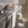 HIGOH Towel Rack Bathroom Accessories, Towel Holder, Towel Bar, Towel Rack Shelf, Bathroom Hardware Bathroom Hardware