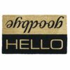 DII Indoor/Outdoor Natural Coir Easy Clean Rubber Back Entry Way Doormat For Patio, Front Door, All Weather Exterior Doors, 18 x 30 - Merry Chris
