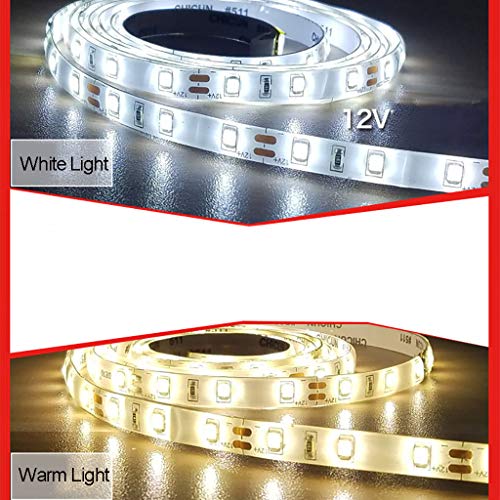 Illuminated Bathroom Mirror with Led Light and Touch Sensor Wall Mounted Oval Makeup Shaving No Border, h,