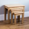 Vida Designs Oak Occasional Oakridge Nest Of Tables