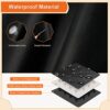 2 Pack Outdoor Cushion Storage Bag Waterproof Garden Rectanglar Furniture Bag Large Patio Storage Bag with Handle and Zipper for Christmas Tree B