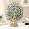 n/a Southeast Asia Peacock Opening Wings Sculpture Resin Craft Figurine Home Furnishing Wine Cabinet Decoration Wedding Gift