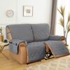 Non-Slip Recliner Chair Cover Sofa Slipcover, Reversible Recliner Sofa Cover with Elastic Adjustable Strap, Washable Reclining Sofa Slipcover Rec