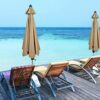 WUHNGD Replacement Parasol Cover 3m 8/6 Ribs Parasol Canopy Cover Replacement Patio Market Umbrella Waterproof Umbrella Replacement Top Shade Cov