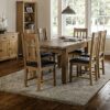 Julian Bowen Astoria Lamp Table, Oak,Height: 55, Width: 44, Depth: 38cm